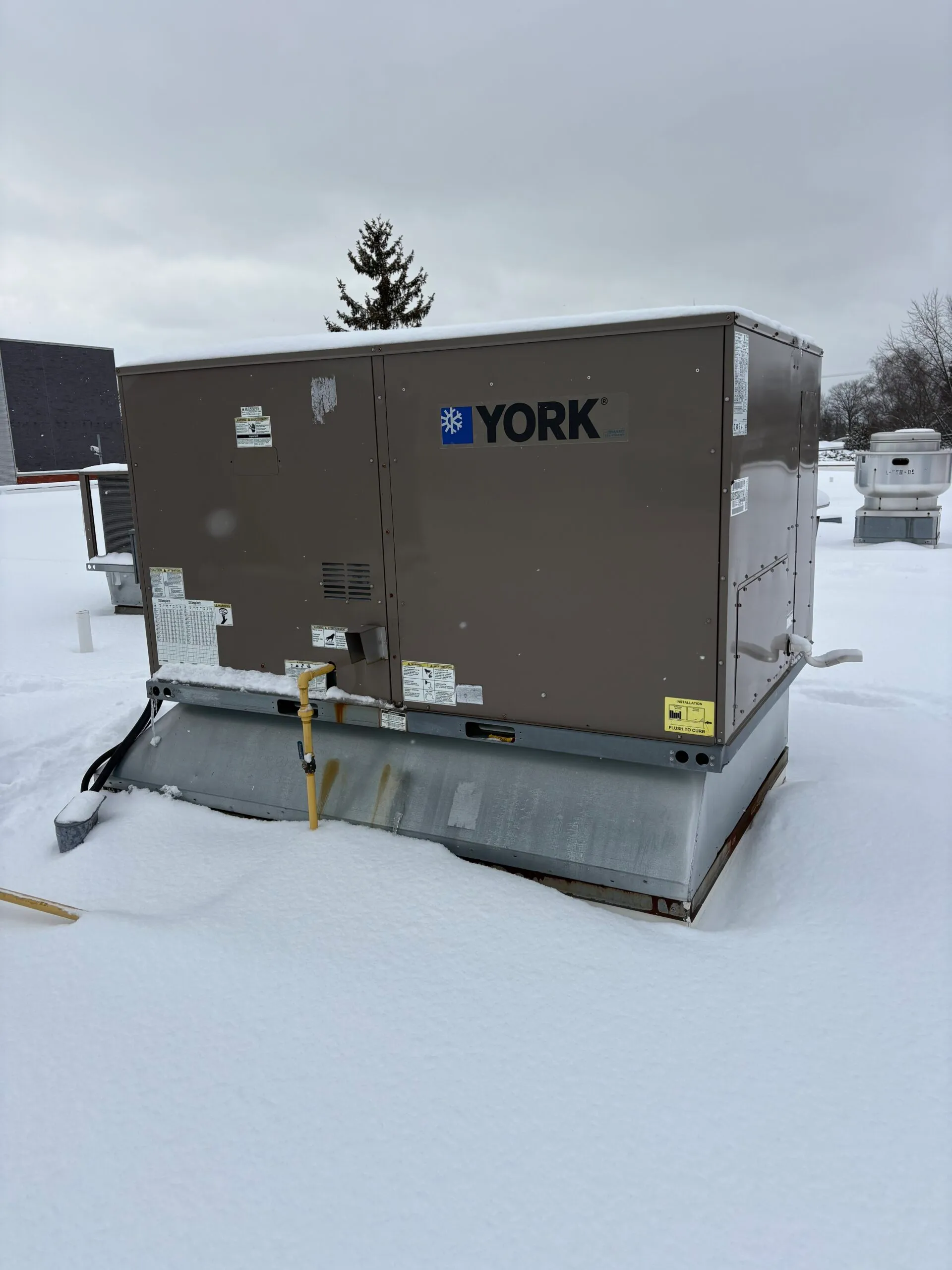Refrigeration mechanical installation detail